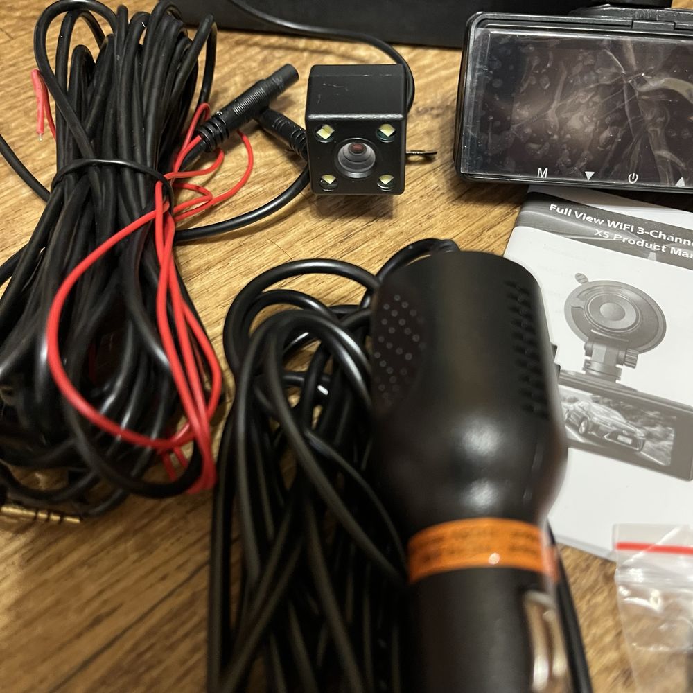 Видеорегистратор Shrinluck X5 4K WiFi Dash Cam