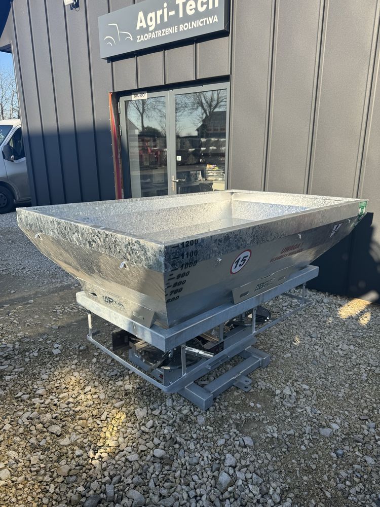 Rozsiewacz nawozów nawozu siewka siewnik ABRA MAXI 1200l STRUMYK RAUCH