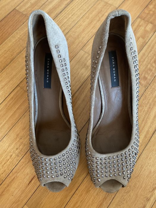 Sapatos camurça  Zara 40