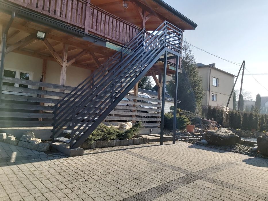 Balustrada balkonowa 100x20 ocynk malowana proszkowo