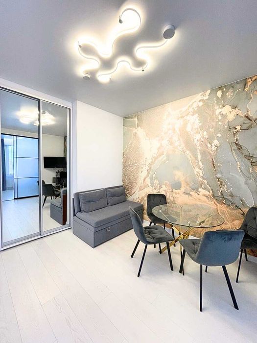 Панорама моря -Продажа 2-комнатной в ЖК Эллада-I с ремонтом и мебелью