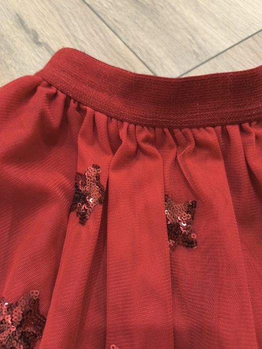 Spódniczka czerwona dziewczęca