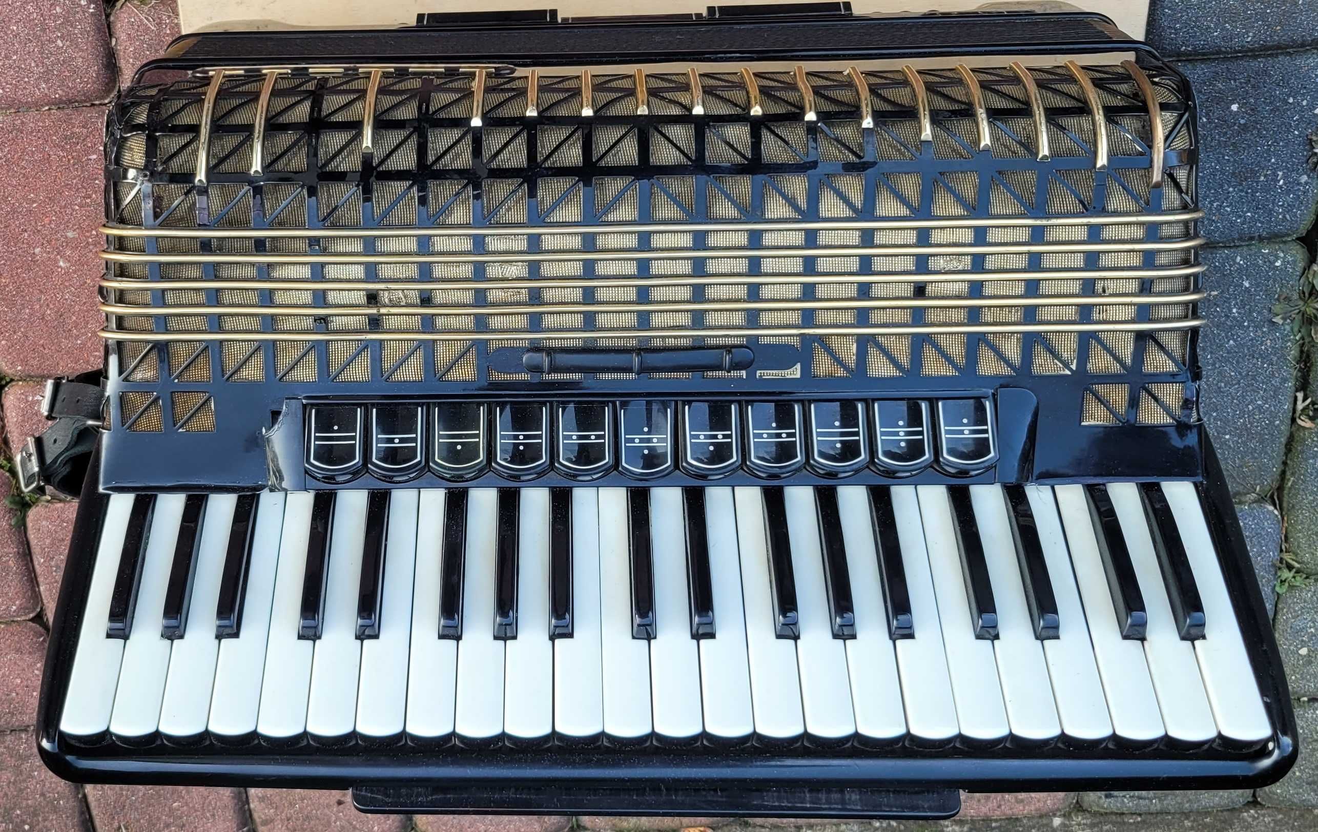 Akordeon Hohner Atlantic IV DeLuxe 120B 4Ch Germany Super Głośny Stroi
