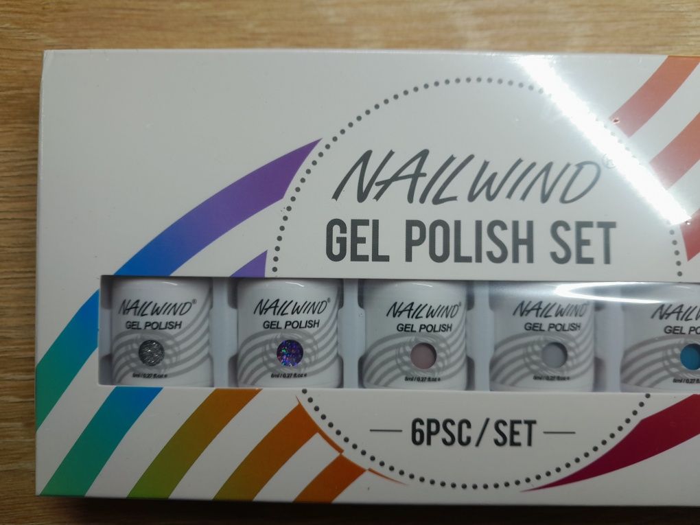 Zestaw lakierów do paznokci nailwind gel polish set 6x8ml