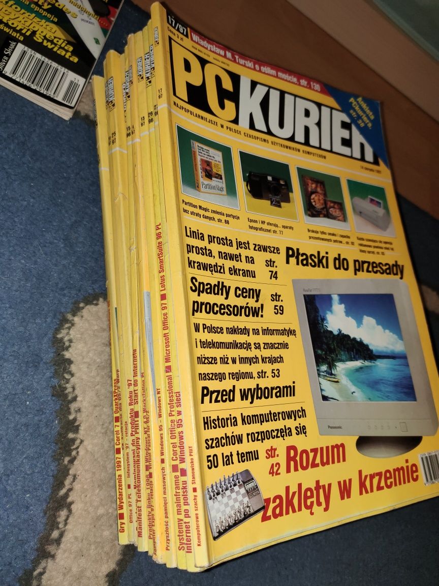 Czasopismo komputerowe PC kurier 1996,  1997