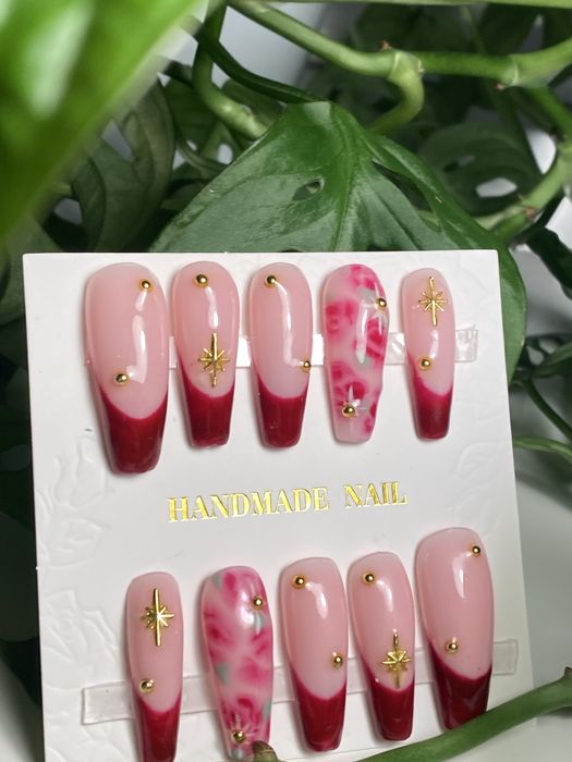 Press on nails wlasorecznie tobione