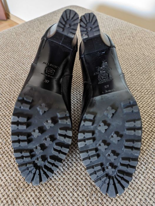 Женские кожаные полусапожки челси AllSaints Sarris. р37