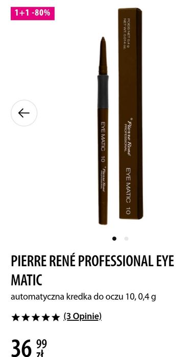 Wodoodporna kredka do oczu professional firmy Pierre Rene