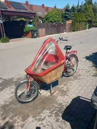Holenderski rower cargo bakfiets bakfiats rower bagażowy