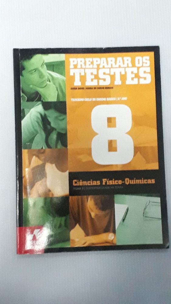 Preparar os testes 8º (matemática, ciências, português, inglês, cfq)