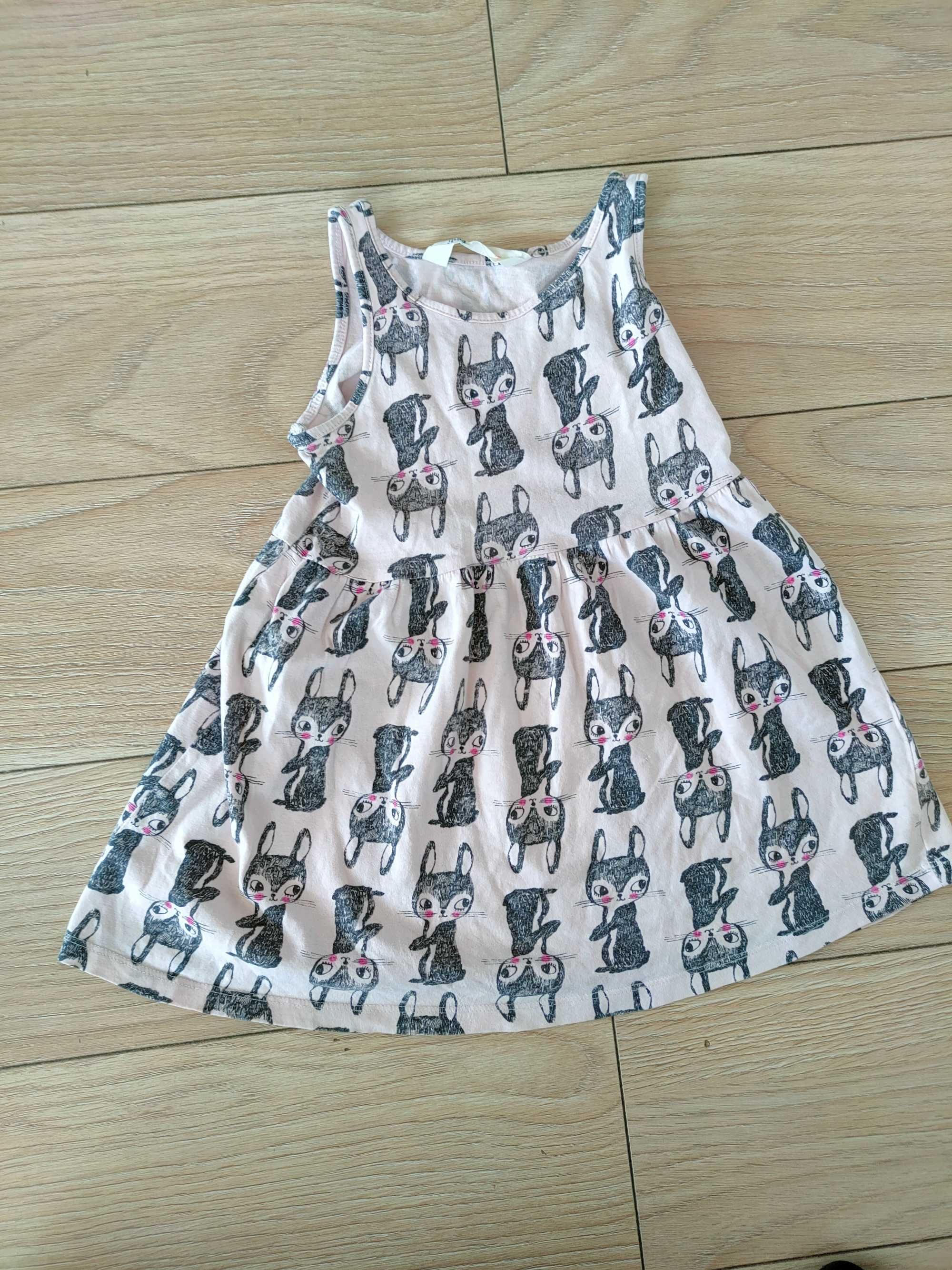 Sukienka dla dziewczynki H&M rozmiar 98/104