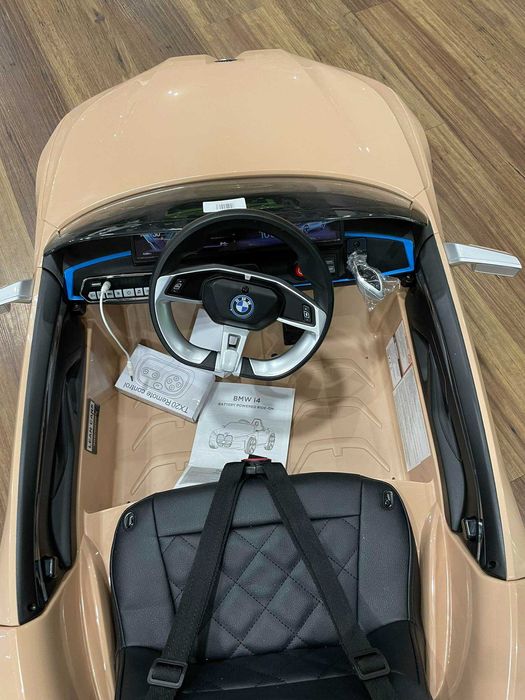 MEGAAUTKA.PL BMW i4 na akumulator dla dzieci EVA + Pilot samochód 12V