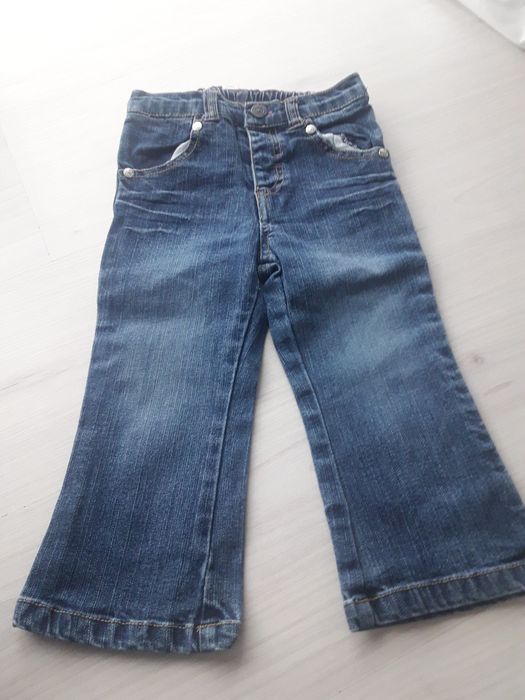 Spodnie jeansy 86 dziewczynka stan bdb