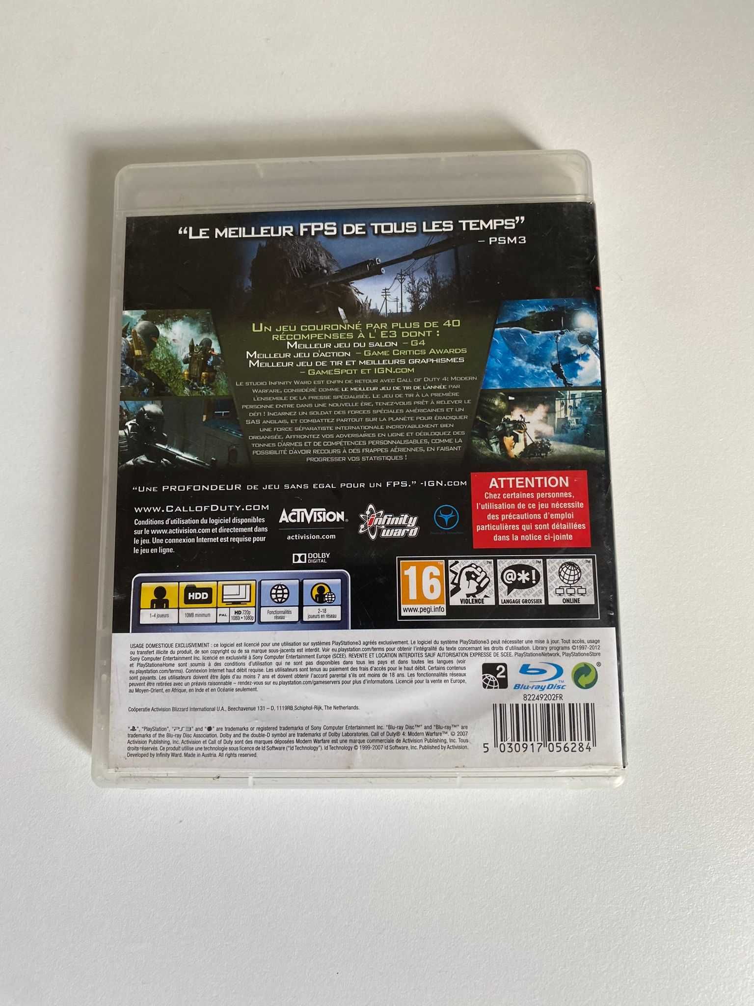 COD4: Modern Warfare  - Videojogo para PS3