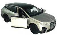 BMW iX model Welly 1:34 srebrny