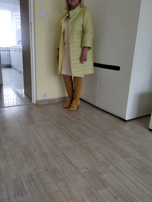 Płaszcz damski pikowany - włoski