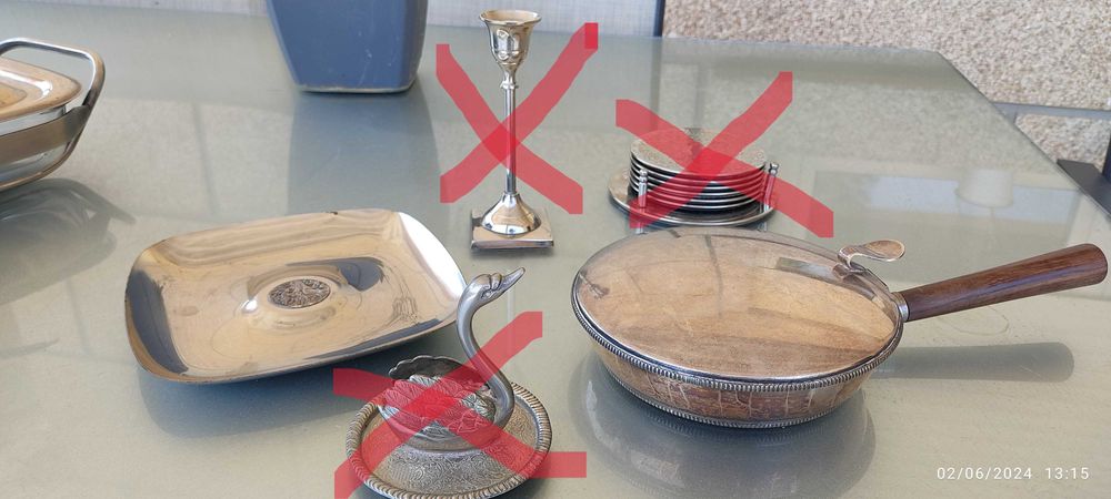 Vários artigos antigos para casa