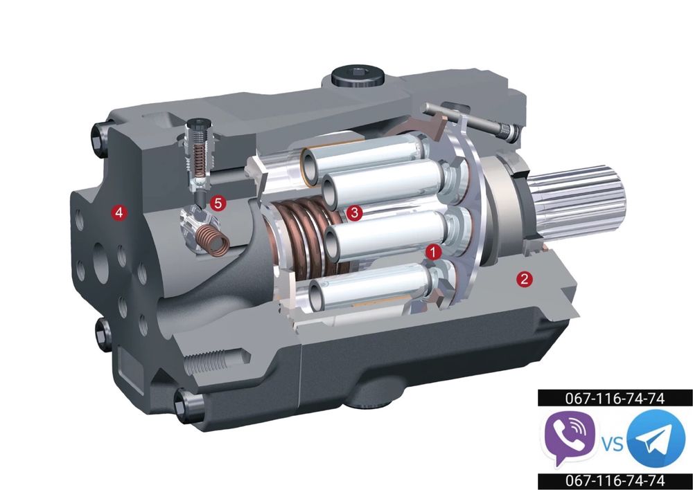 Гідронасос Linde HMF, гідромотор, запчастини гідростатики