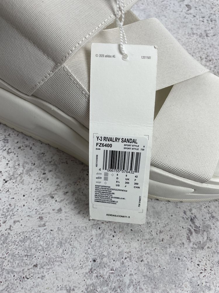 Adidas Y-3 Yohji Yamamoto Rivalry Sandals Beige босоножки Оригінал