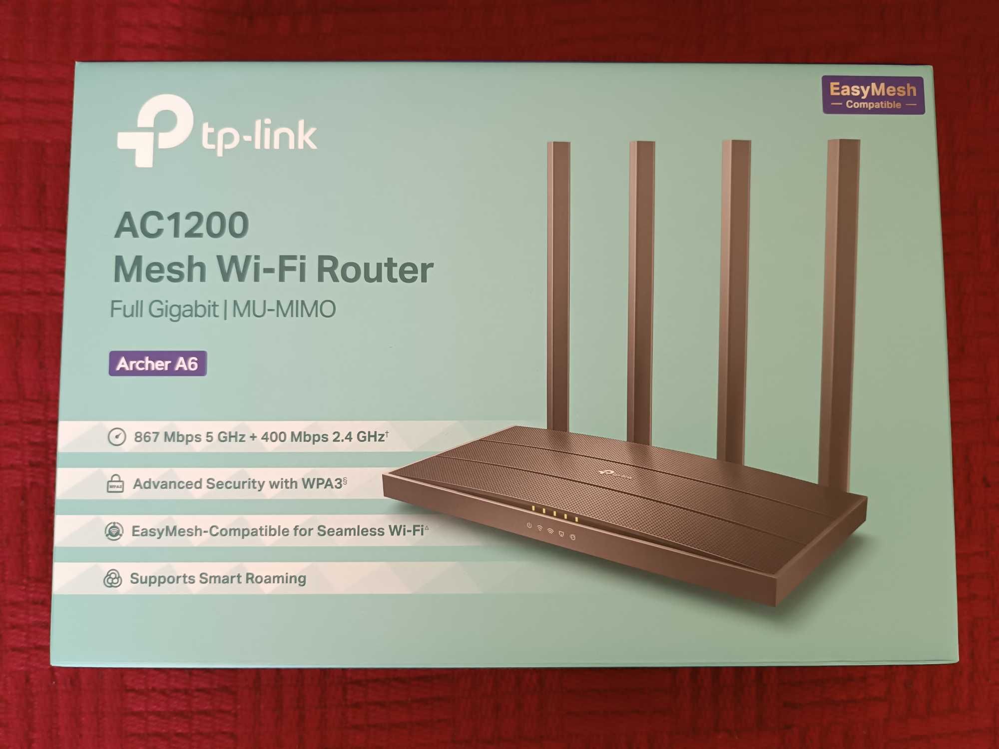 Router tp-link Archer A6 AC1200