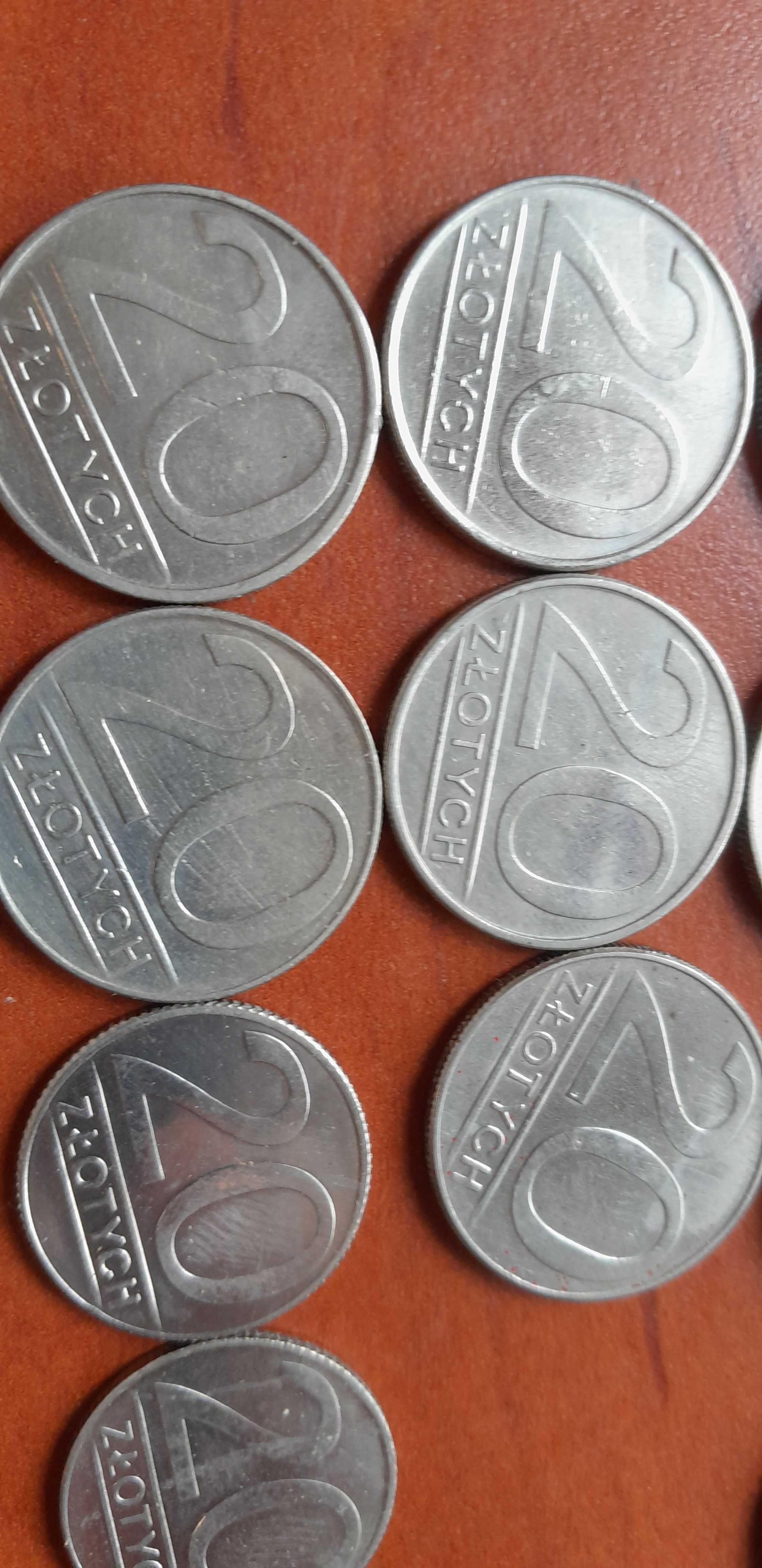 monety PRL bilon 20zł różne roczniki