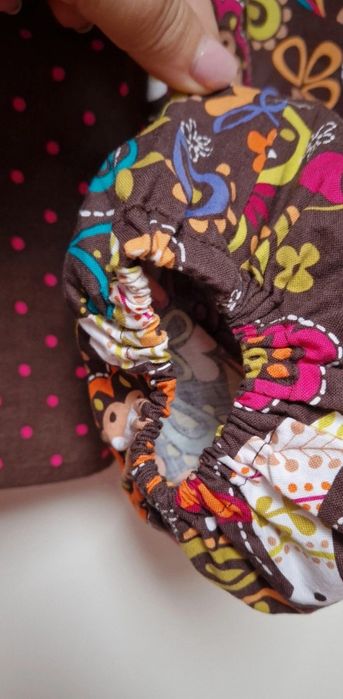 Bluzka folkowa etno boho print Vippi Design unikat slow fashion
