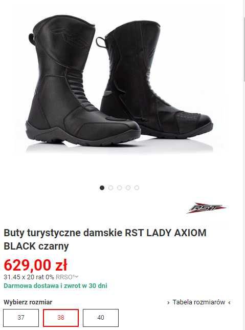 Buty motocyklowe damskie RST Axiom Ladies roz.39