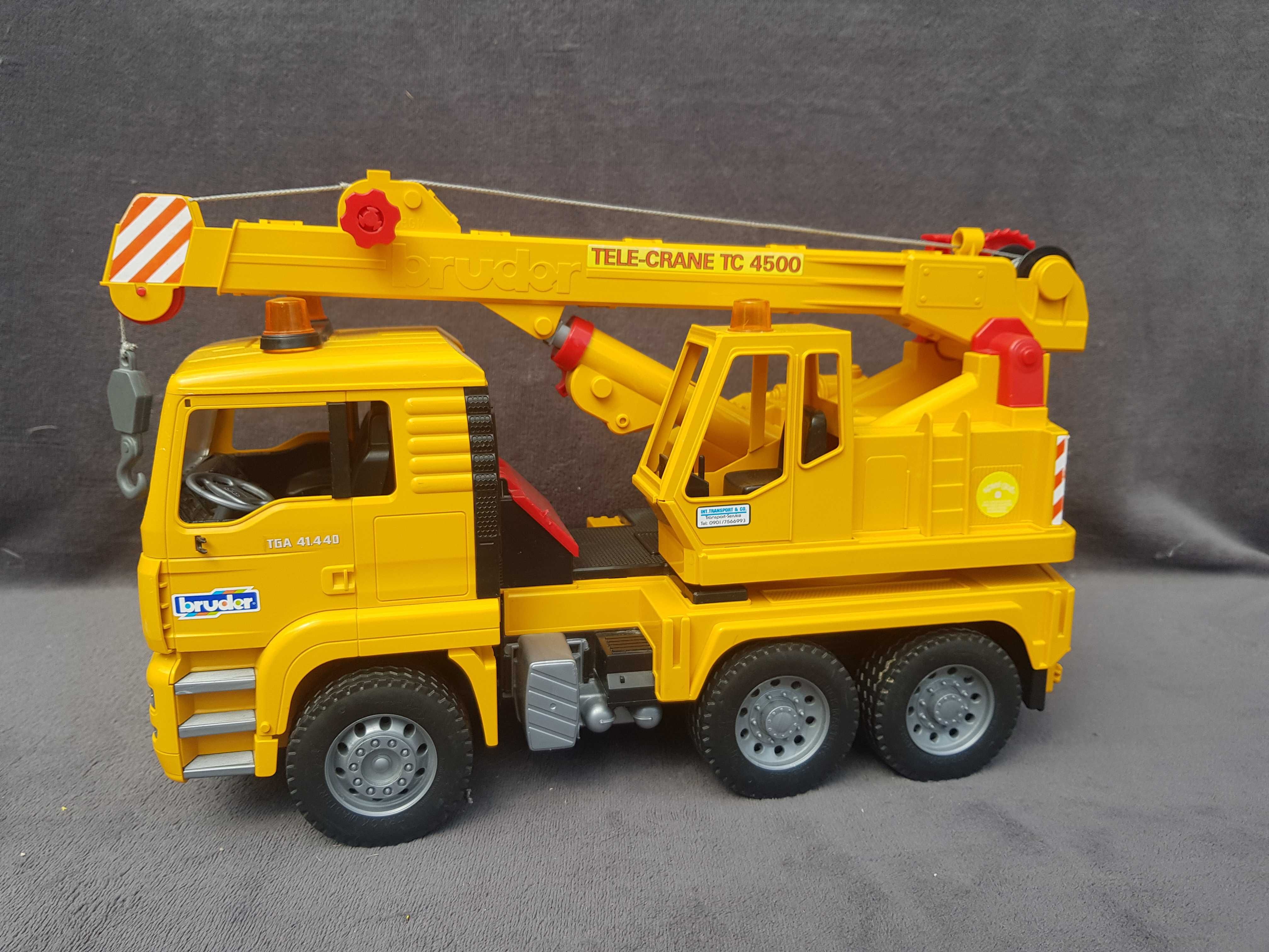 Bruder 02754 - MAN TGA Kran-LKW dźwig