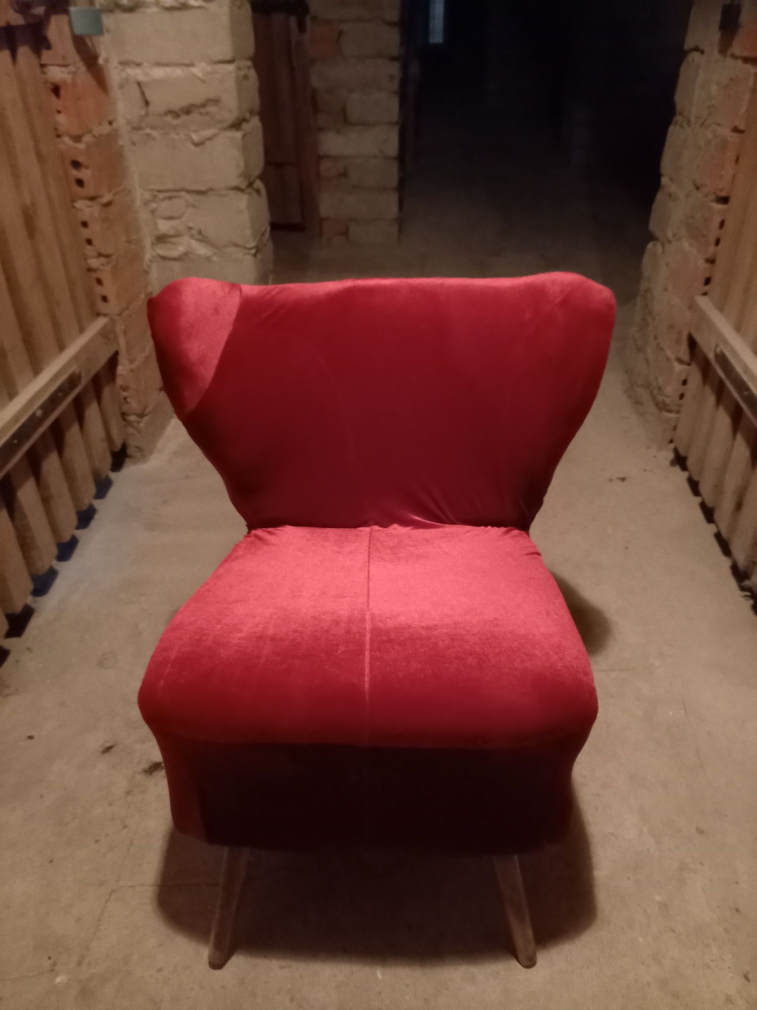 Fotel muszelka vintage