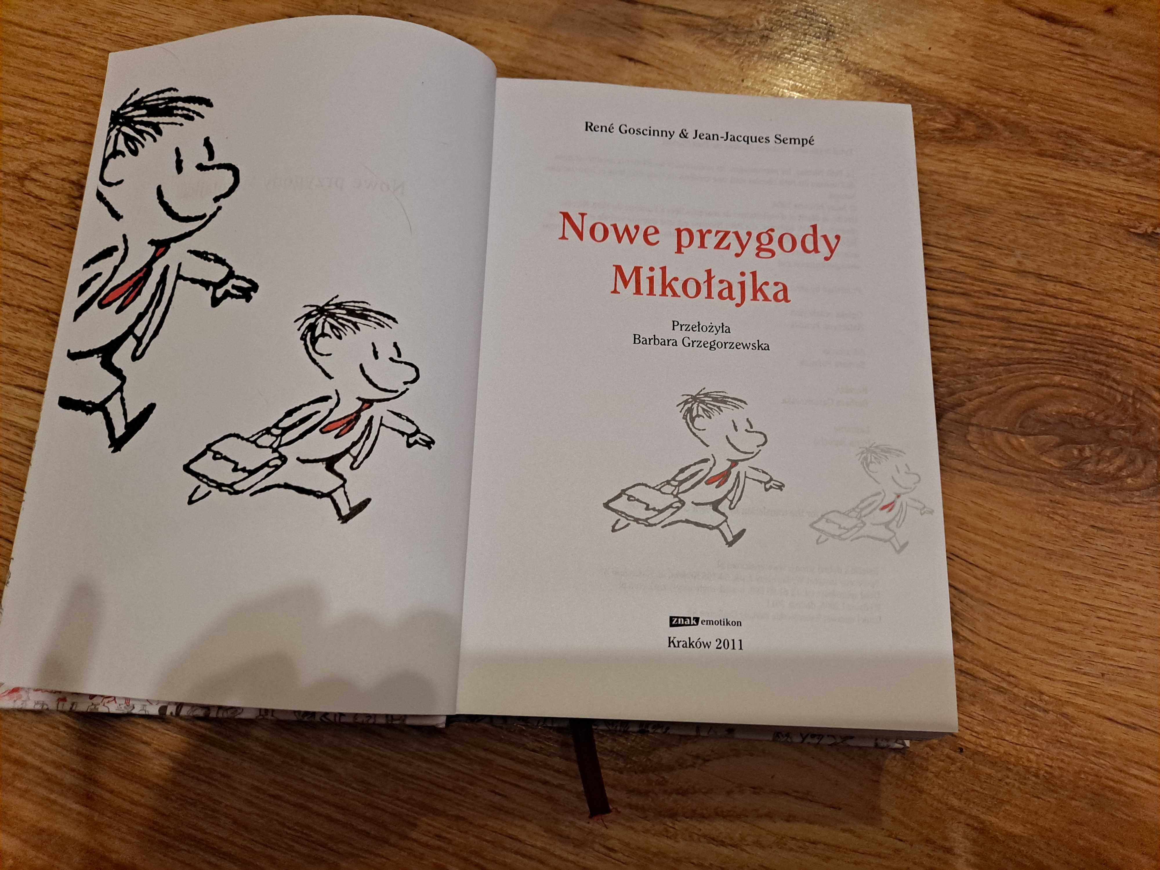 książka "Nowe przygody Mikołajka"