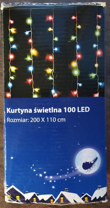 Kurtyna świetlna 100 Led
