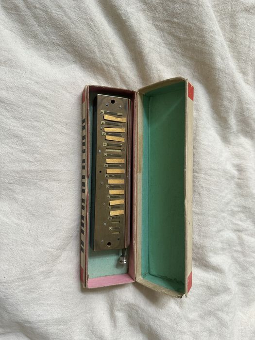 Harmonijka prl w oryg etui