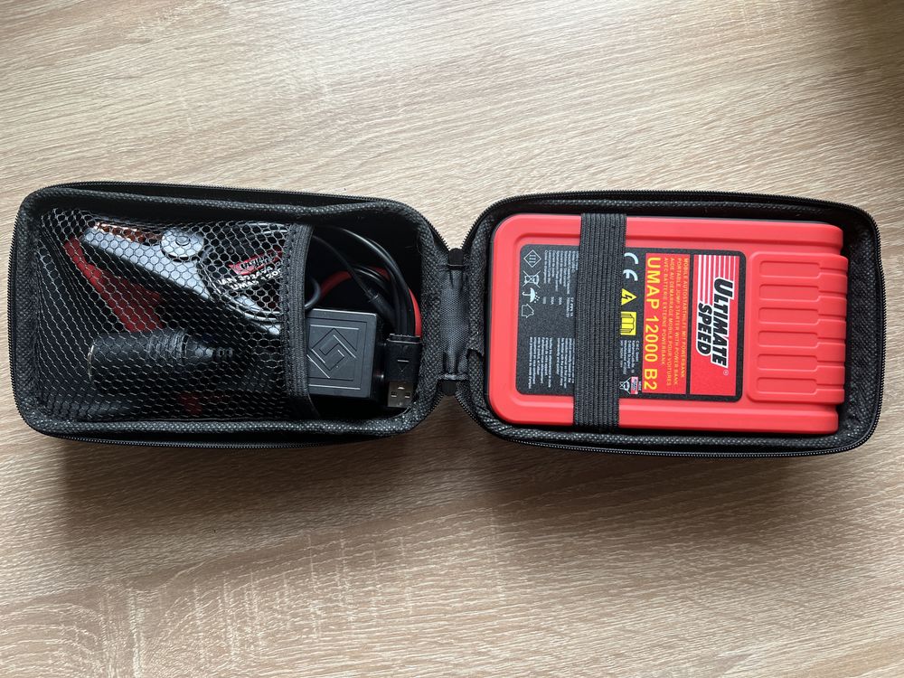ULTIMATE SPEED starter Urządzenie rozruchowe z powerbankiem 12 000 mAh