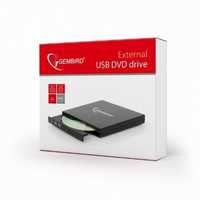 Зовнішній DVD-привід, USB 2.0 Gembird DVD-USB-02