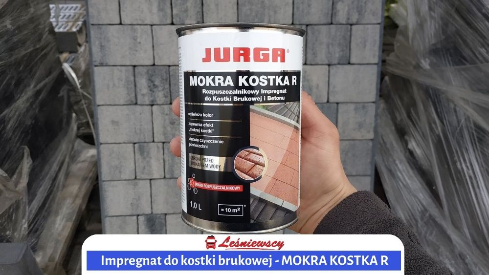 IMPREGNAT do kostki brukowej i ogrodzeń efekt MOKRA KOSTKA Wysyłka!