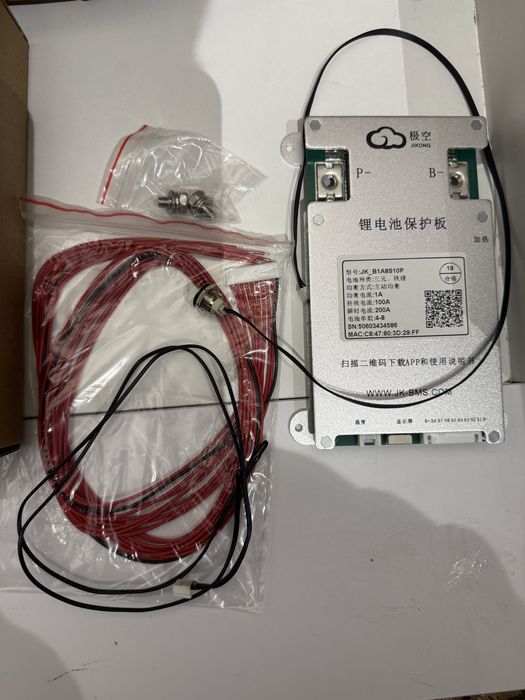 BMS Jikong JK- B1A8S10P 100A li-ion, lifepo4, balancer