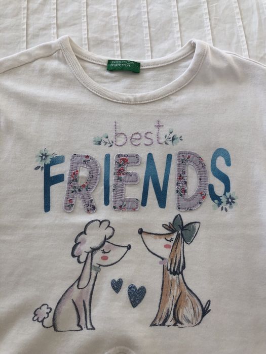 T-shirt Benetton em ótimo estado, 2 anos