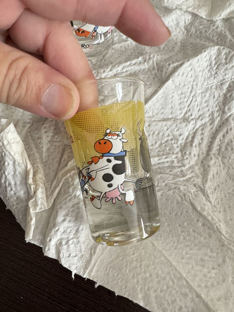 Copos shot vaca.