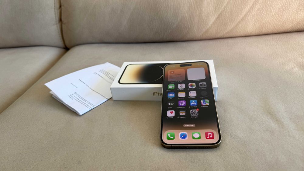 Vendo troco iPhone 14 Pro Max 512Gb Gold C/Fatura Nacional