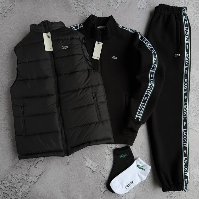 Чоловічий зимній спортивний костюм лакоста набір Lacoste [S-XXL]