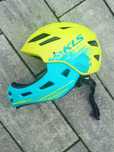 Kask rowerowy KELLYS SPROUT lime dziecięcy z gardą  XS 47-52 CM