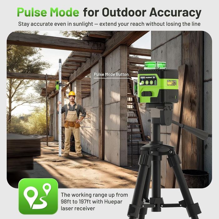 Лазерний рівень Y03CG з цифровим кутовим екраном