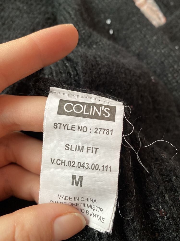 Нарядна чорна кофта кардиган Colin’s (M)