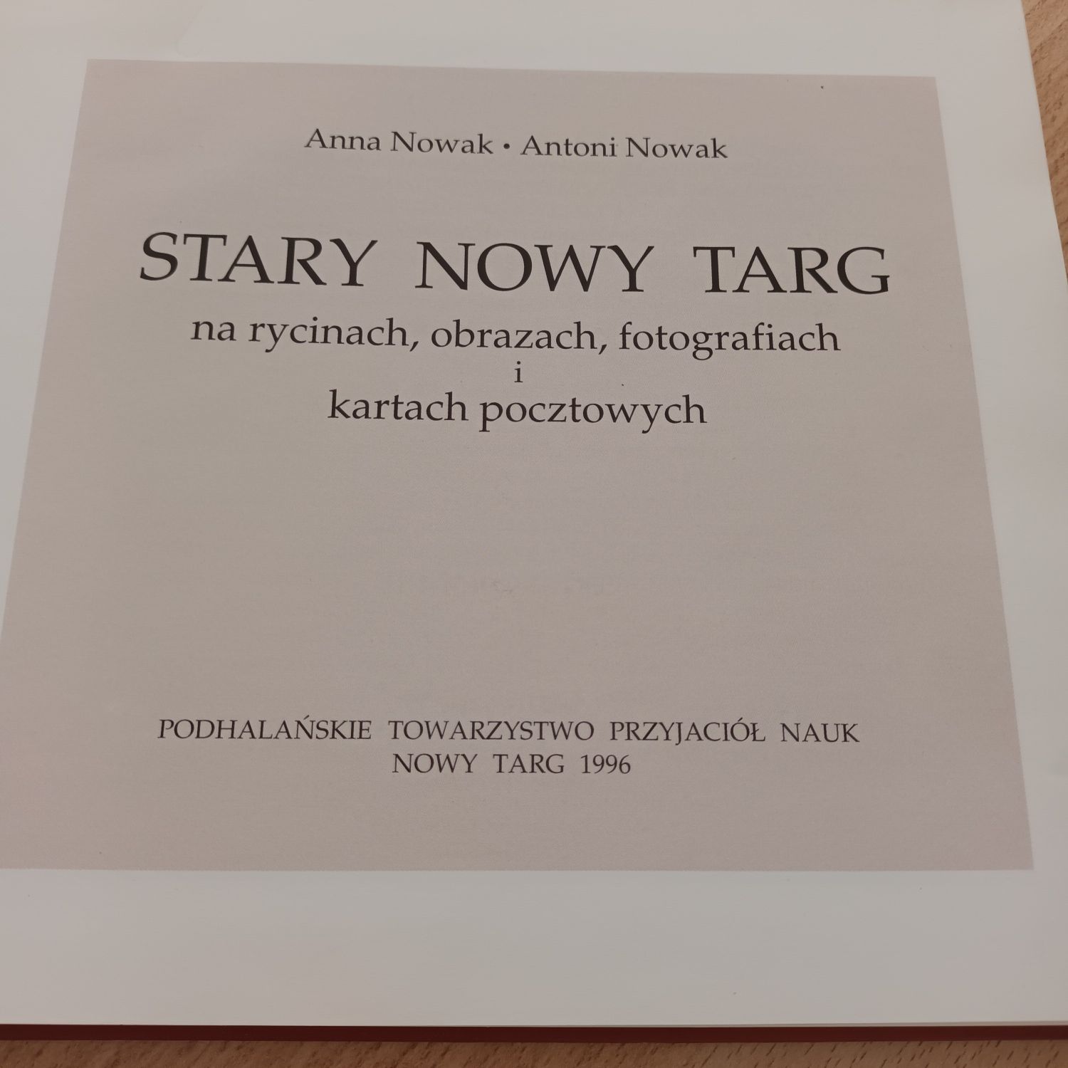 Anna Antoni Nowak Stary Nowy Targ