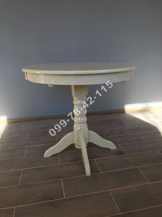 Стіл на кухню. Стол кухонный раскладной. Круглый стол обеденный.