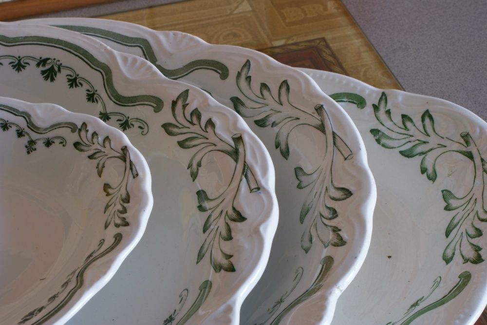 talerz- półmisek- angielska firma- przedwojenne 4+1 sztuk