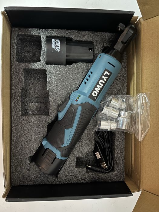 Кутовий гайковерт 3/8 45HM 12V