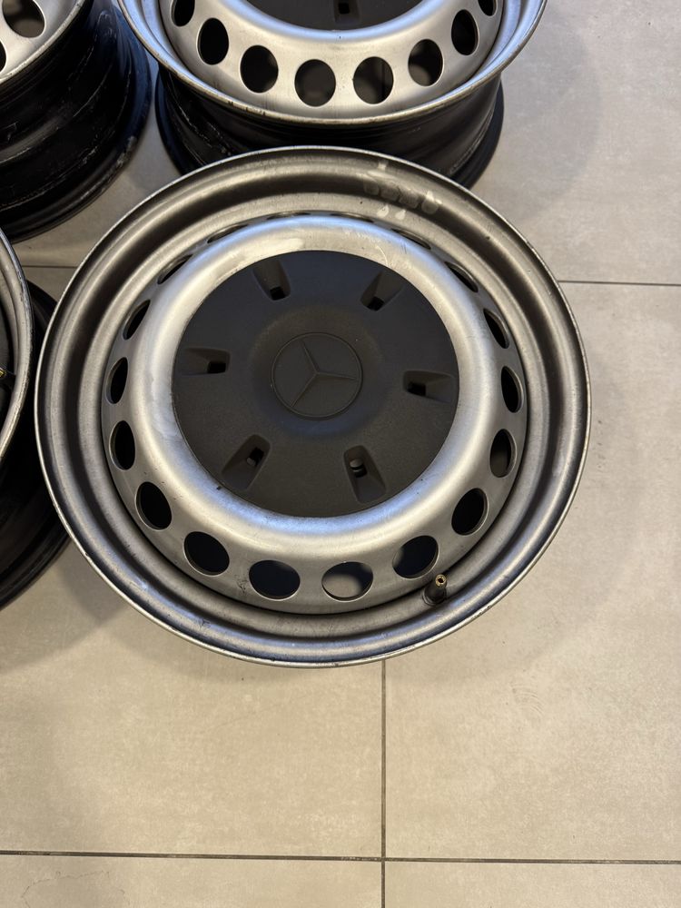 4 jantes 16 com tampão originais mercedes sprinter