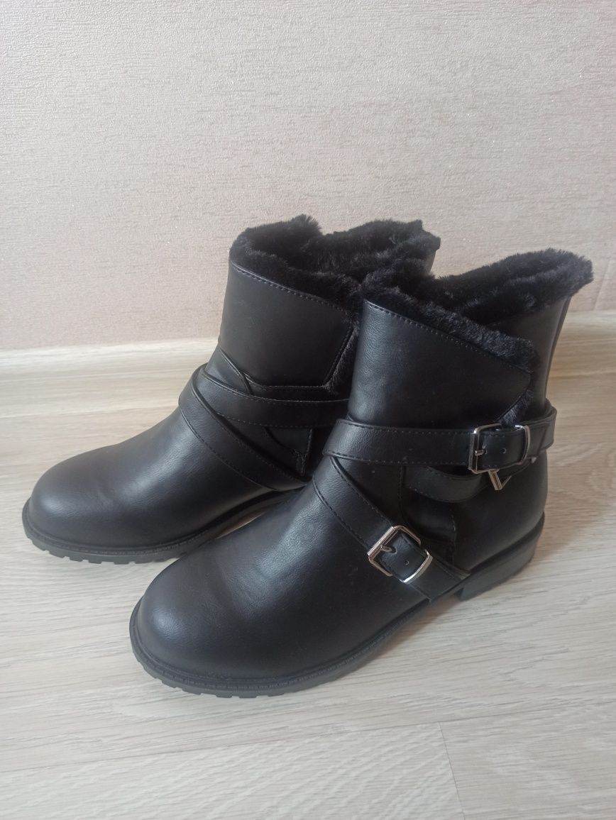 Теплі черевики (ботинки женские) бренд Camamieu 38 розмір 24.5 см усті