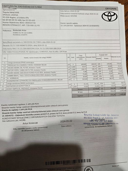 Toyota Proace City Verso Family 1.5 130KM salon 2021r 46000km